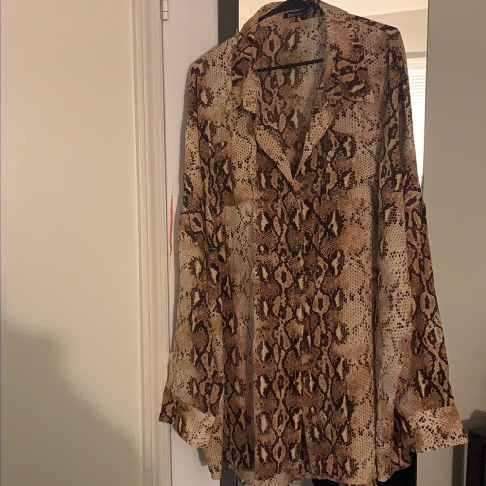 Snake skin shirt